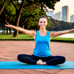 Dynamic Yoga Session**

"A yoga instructor in stylish athletic wear, fully clothed, demonstrating a pose outdoors at sunrise in Ibirapuera Park, São Paulo. Serene background with city skyline. Perfect anatomy, correct proportions, natural pose, well-formed hands, proper finger count, professional photography, high quality, safe for work, appropriate content, modest, family-friendly."

**
